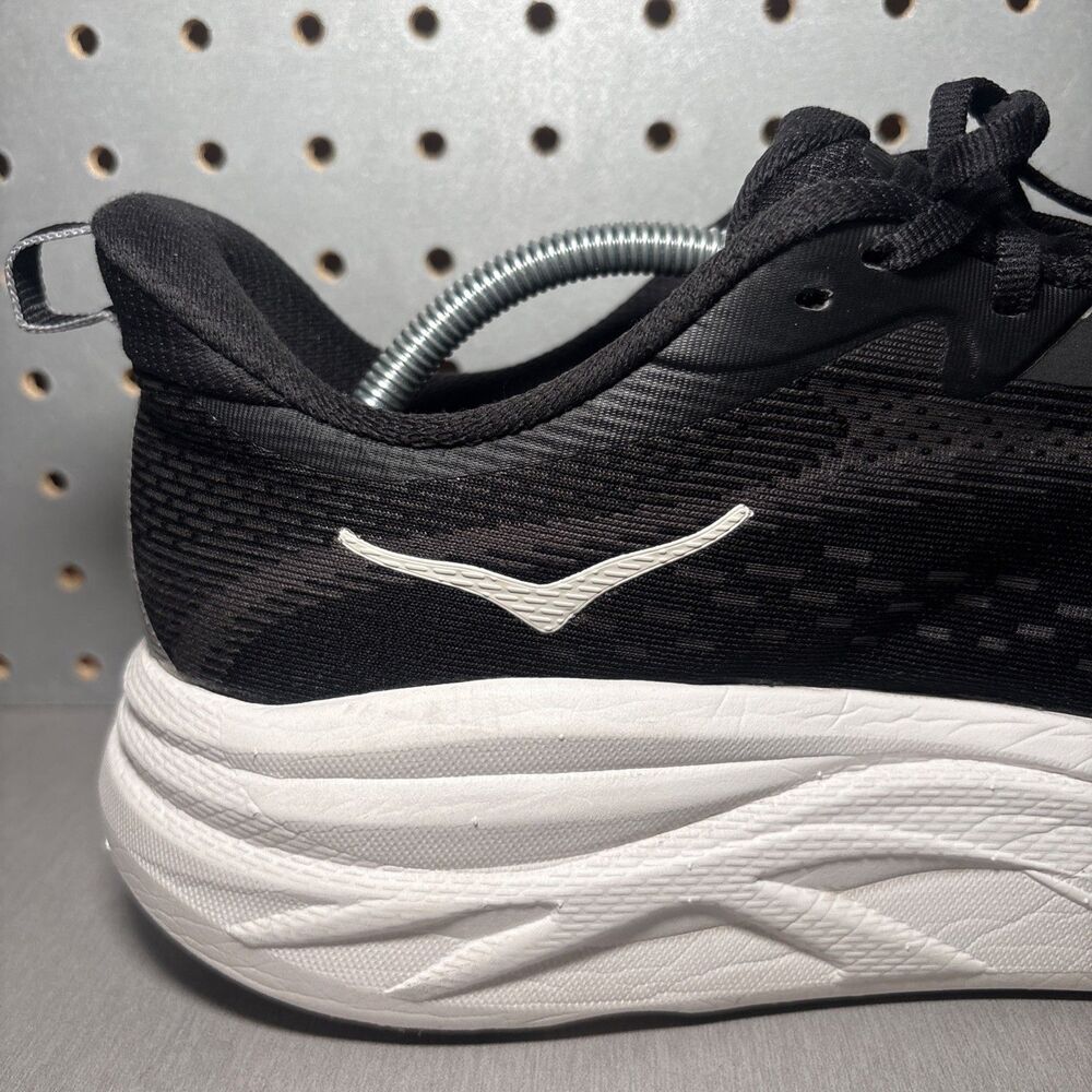 Hoka One One Skyflow Shoes Mens Sz 12 Black White Running Walking Athletic Gym - Picture 9 of 14